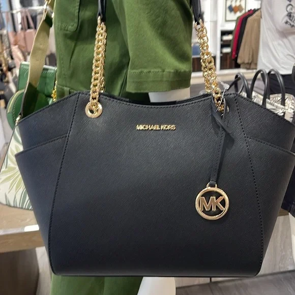 Michael Kors Jet Set Travel LG Chain Shoulder Tote - Picture 14 of 16